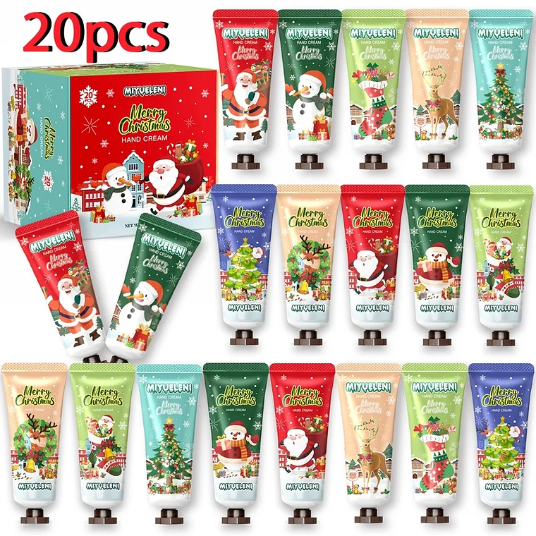 Set de regalo navideño de crema hidratante para manos 7