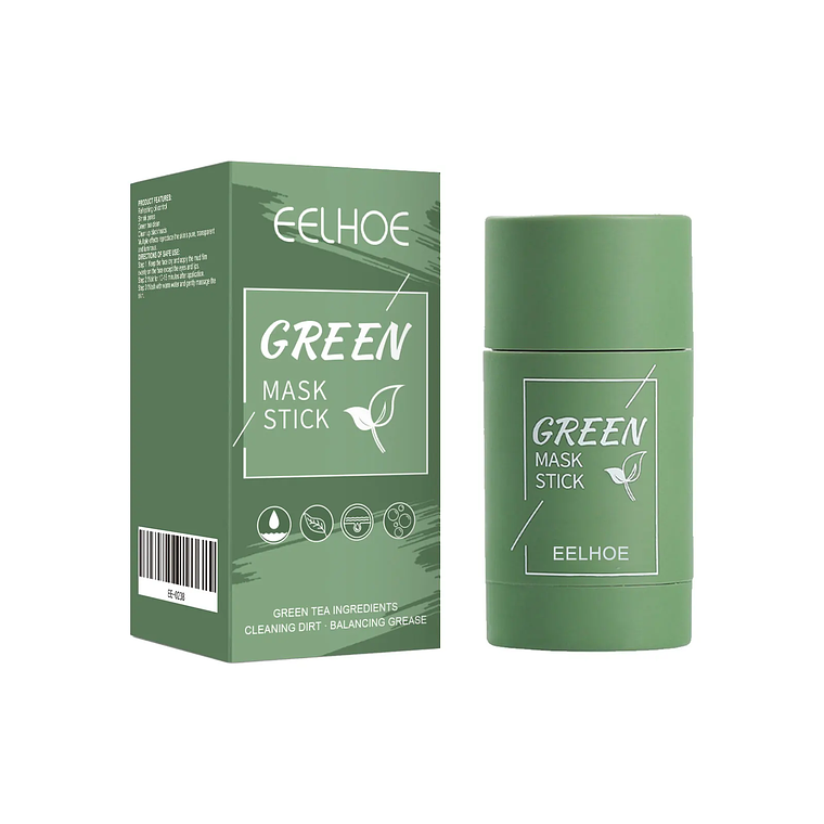  Mascarilla sólida de berenjena y té verde. Limpieza profunda. Control de grasa. Equilibrante 6