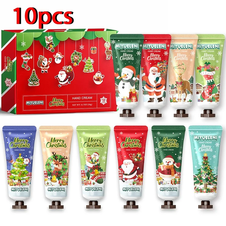 Set de regalo navideño de crema hidratante para manos 11