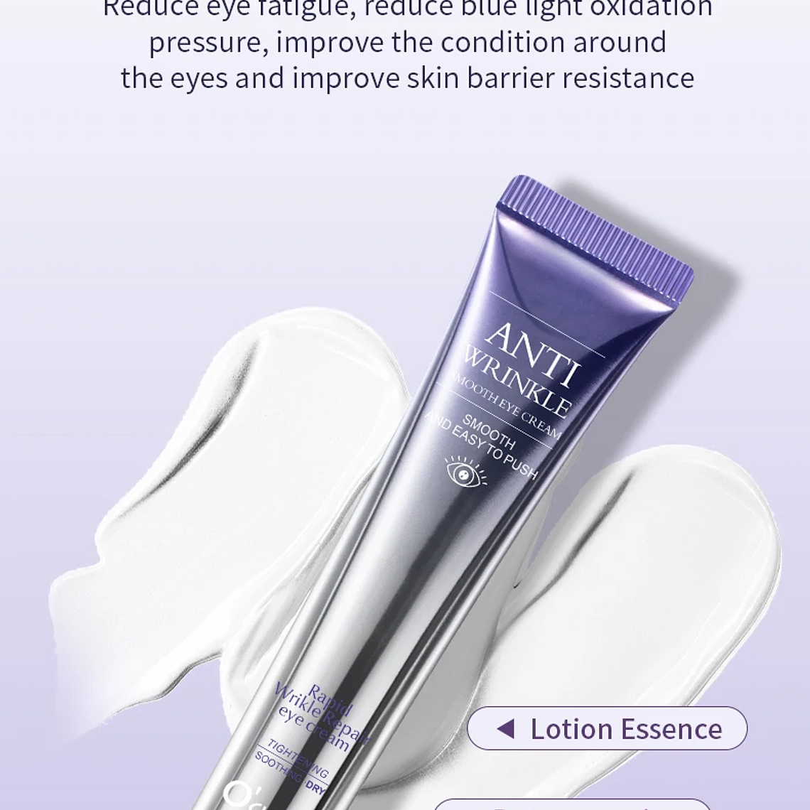 Crema de ojos antiarrugas y ojeras con rodillo masajeador 14