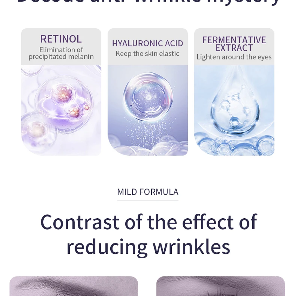 Crema de ojos antiarrugas y ojeras con rodillo masajeador 15