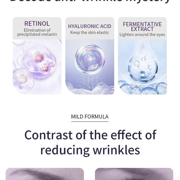 Crema de ojos antiarrugas y ojeras con rodillo masajeador 15