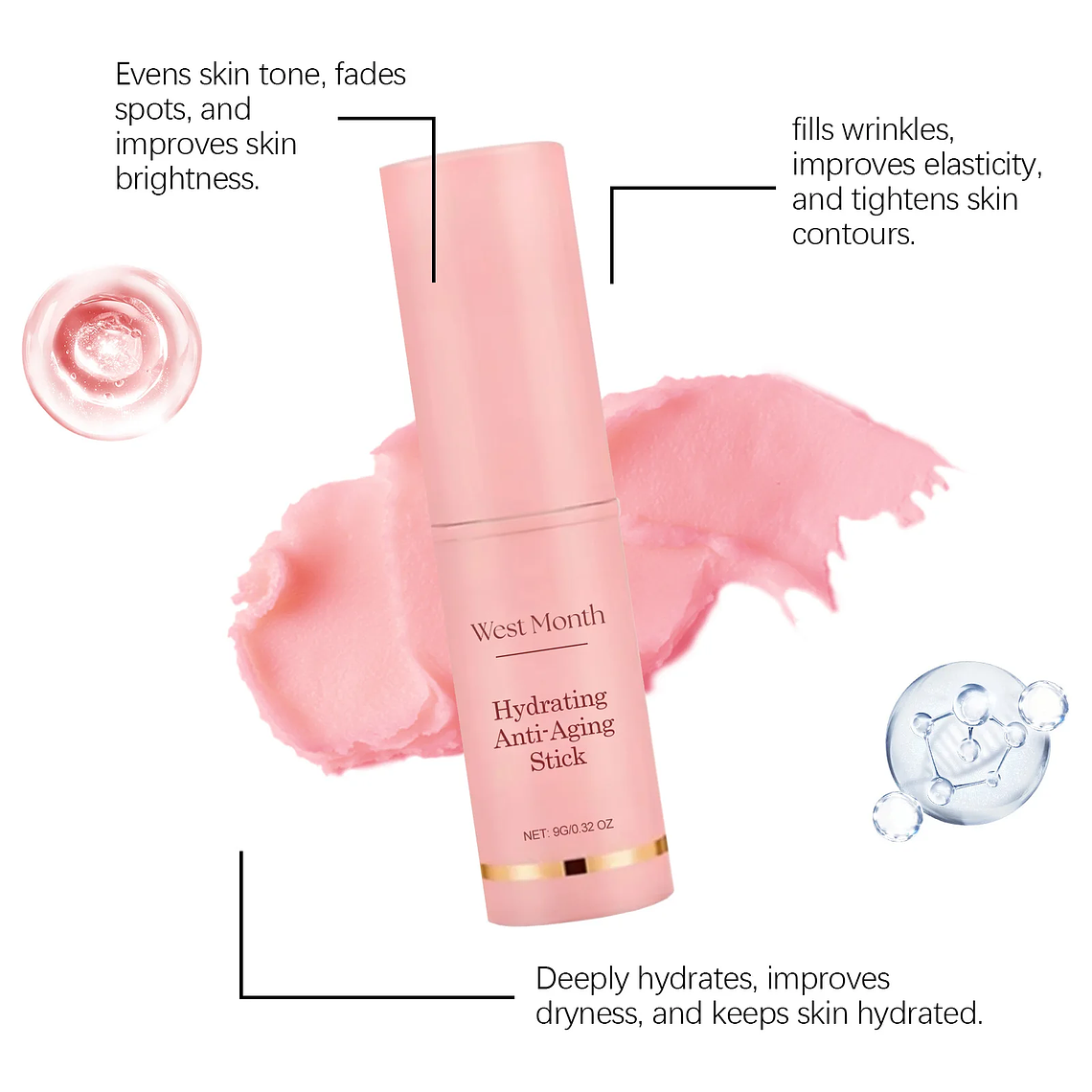 Barra de bálsamo multiusos con colágeno para eliminar arrugas 17