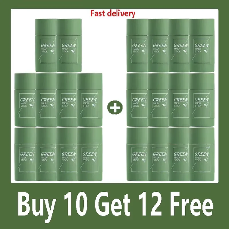  Mascarilla sólida de berenjena y té verde. Limpieza profunda. Control de grasa. Equilibrante 10