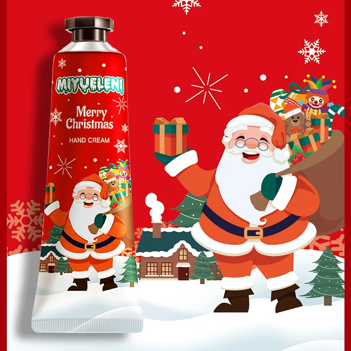 Set de regalo navideño de crema hidratante para manos 20