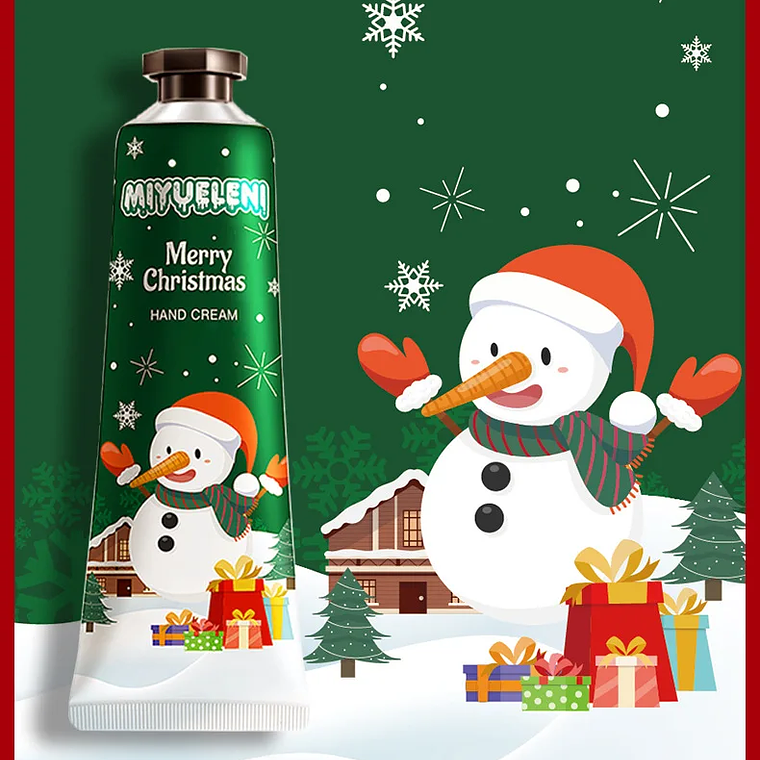 Set de regalo navideño de crema hidratante para manos 21