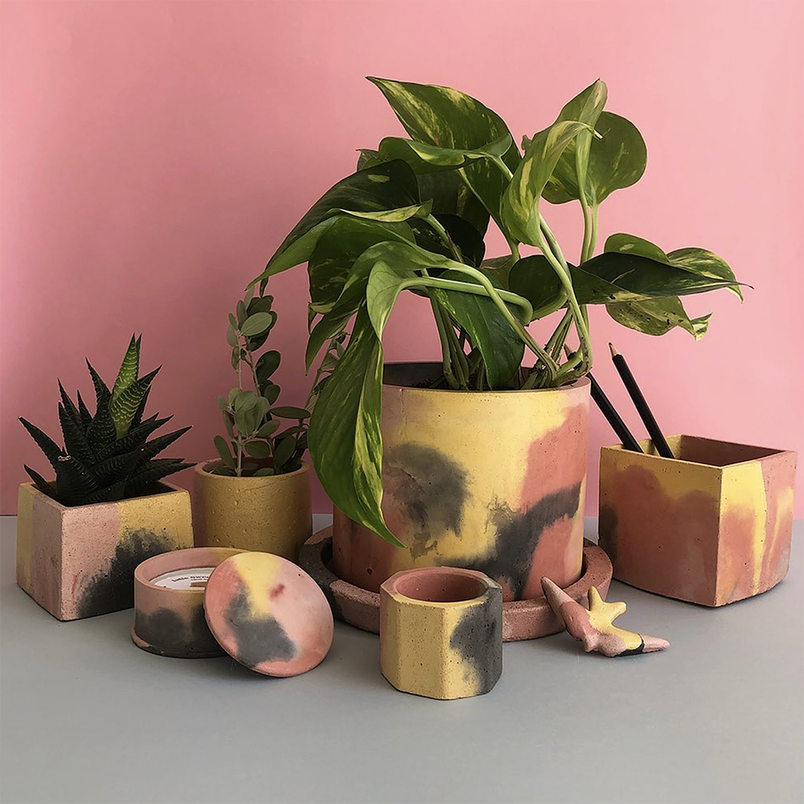 Workshop de Peças Decorativas em Cimento Pigmentado 1