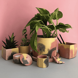 Workshop de Peças Decorativas em Cimento Pigmentado