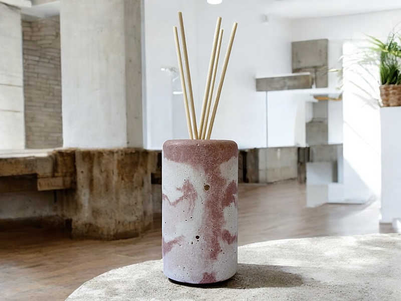 Como combinar padrões e cores com peças decorativas em cimento cinzento e cimento pigmentado