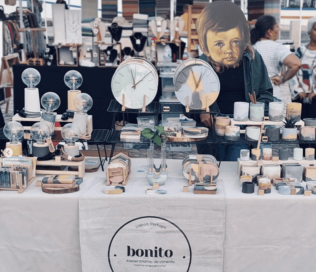 O estado psicológico de um artesão numa feira (versão honesta)