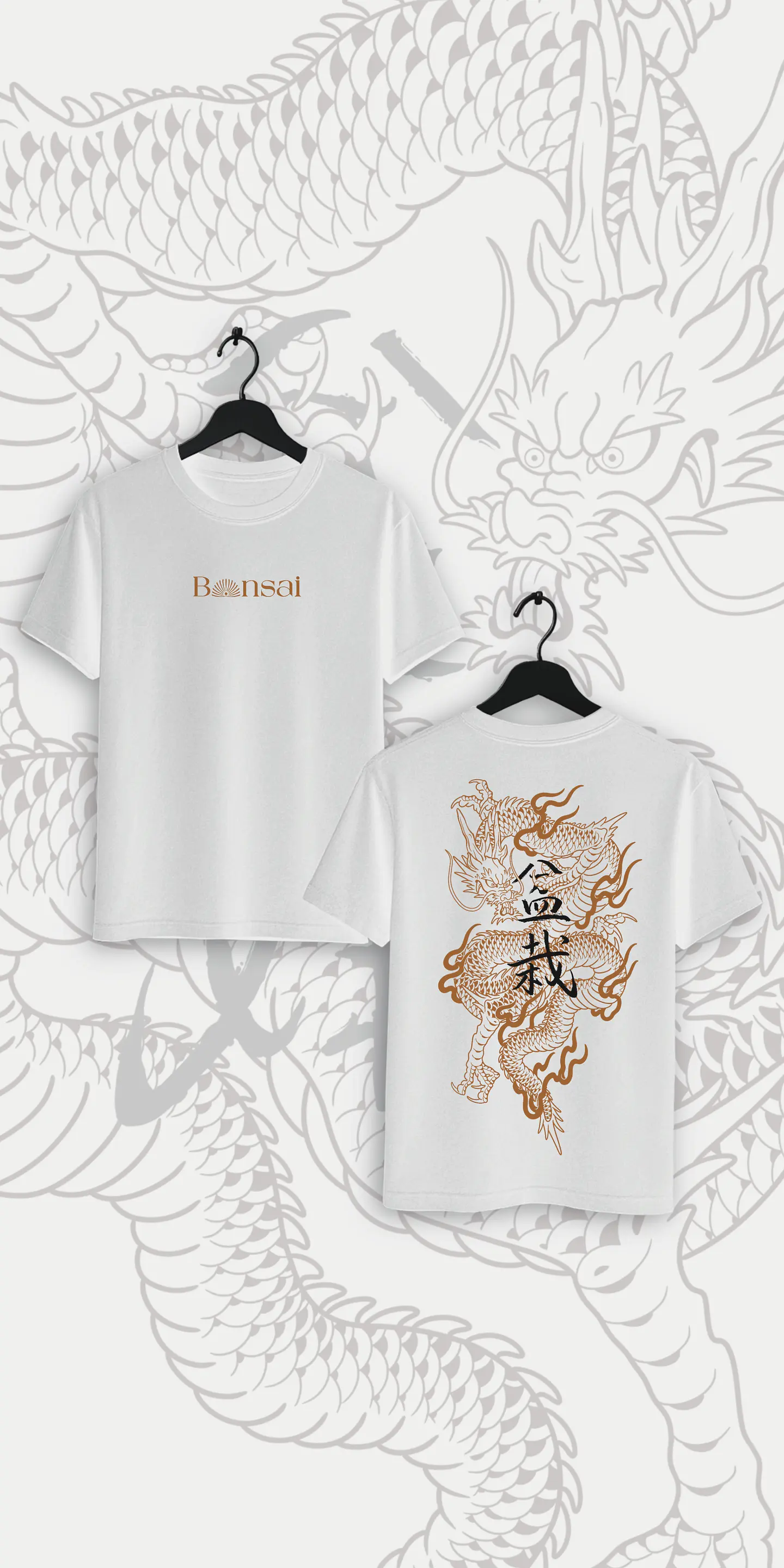 Polera WHITE DRAGON 3
