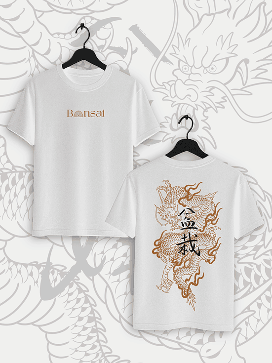 Polera WHITE DRAGON 3