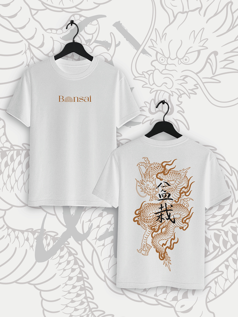 Polera WHITE DRAGON 3