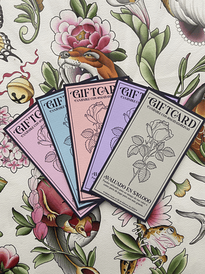 GIFTCARDS para Tatuajes 