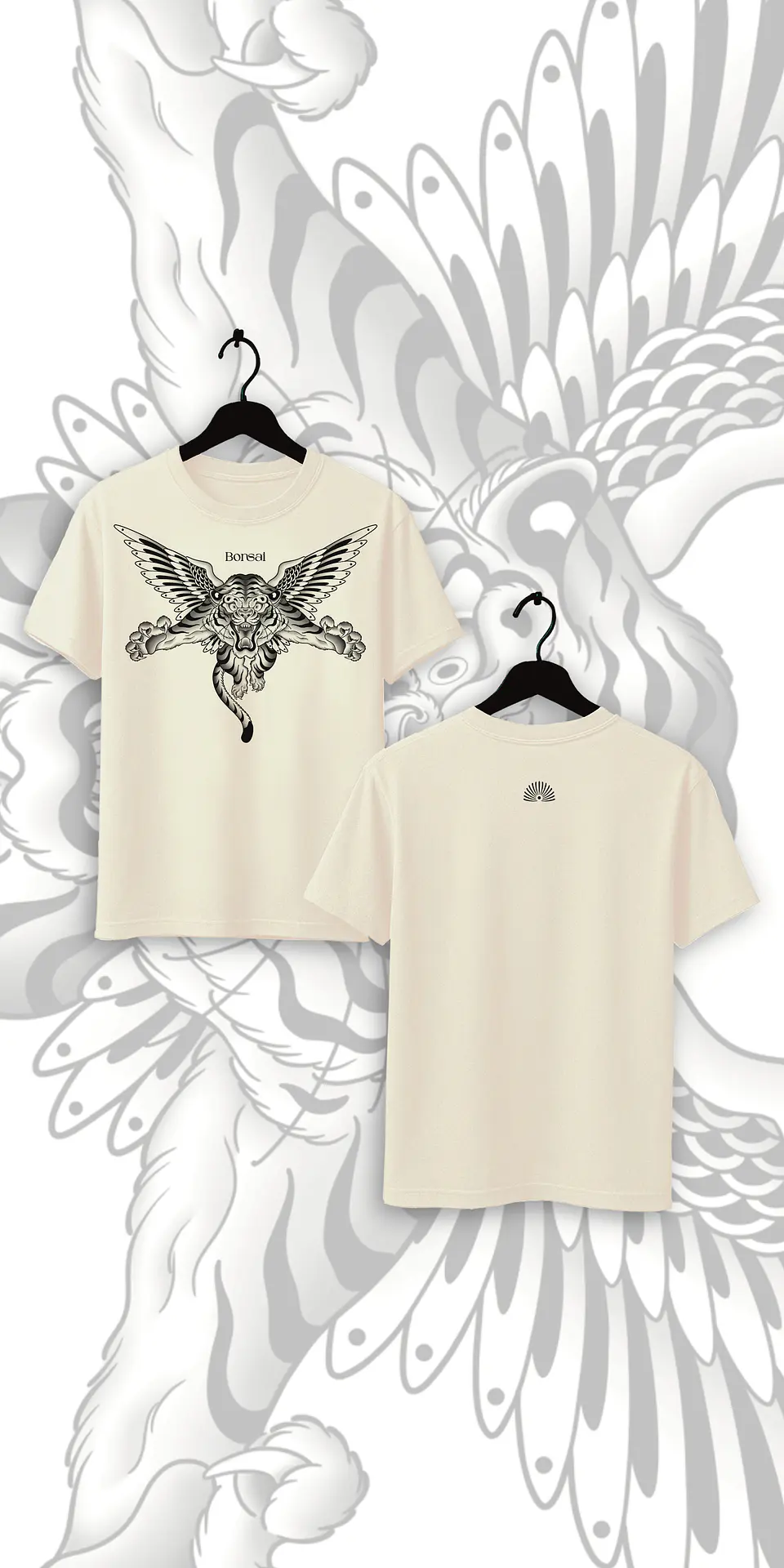 Polera FLYING TIGER Beige 6