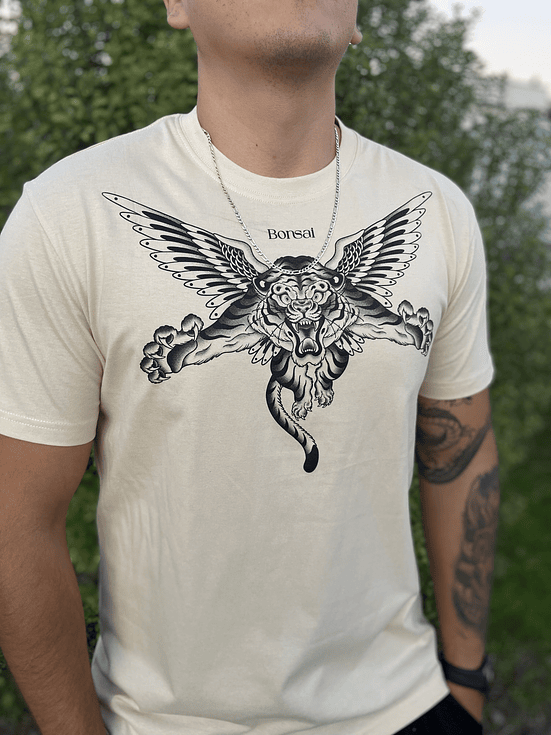 Polera FLYING TIGER Beige 5
