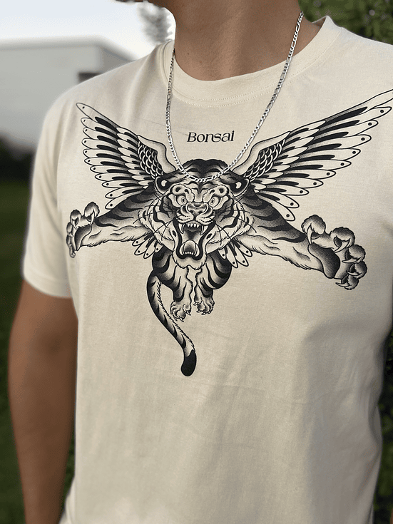 Polera FLYING TIGER Beige 3