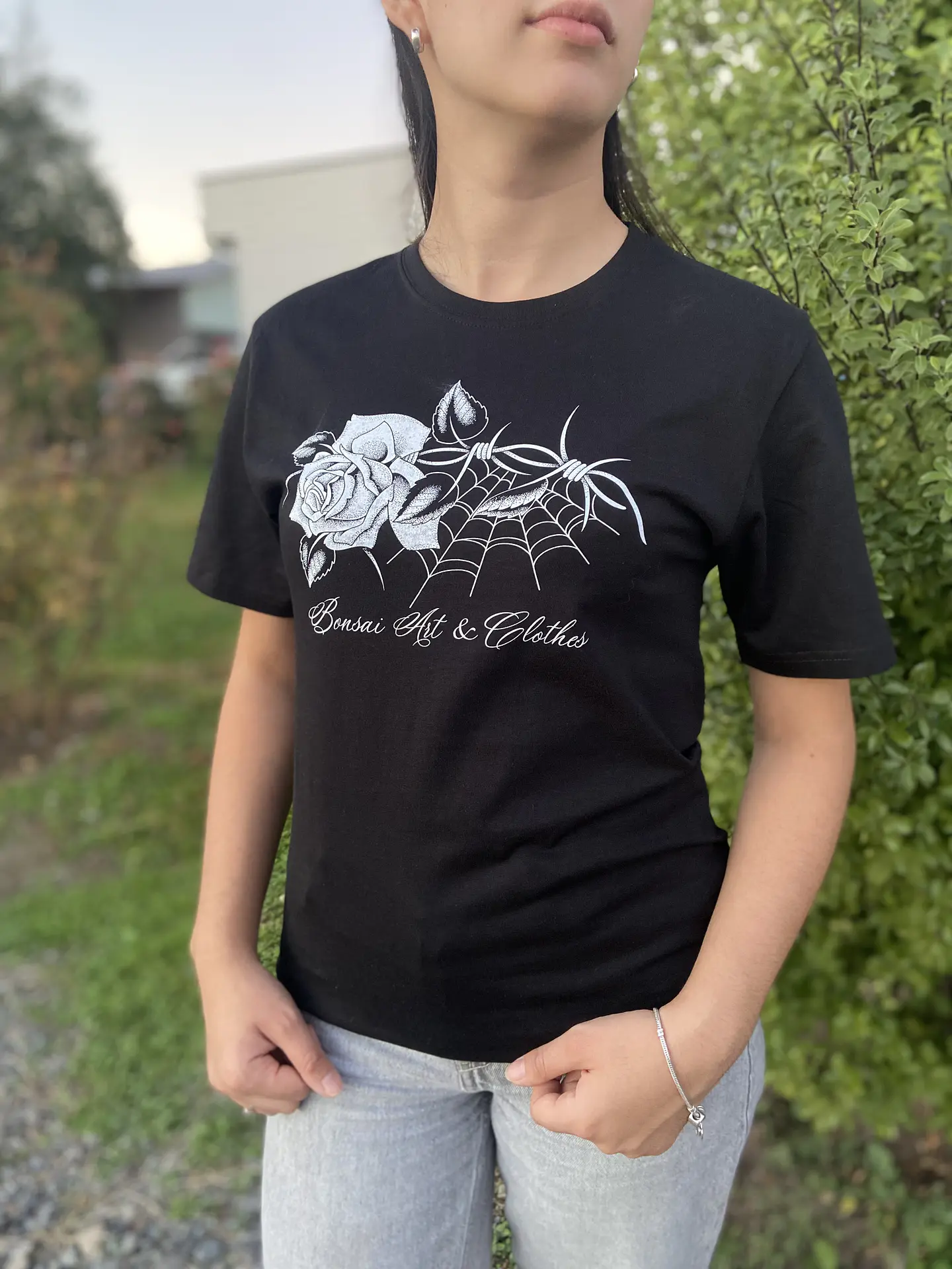 Polera ROSA CON PÚAS Black 5