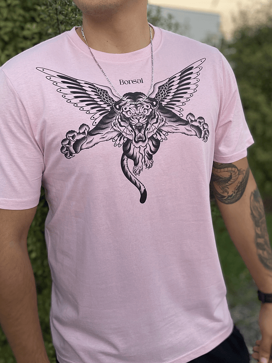 Polera FLYING TIGER Pink  2