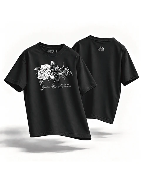 Polera ROSA CON PÚAS Black