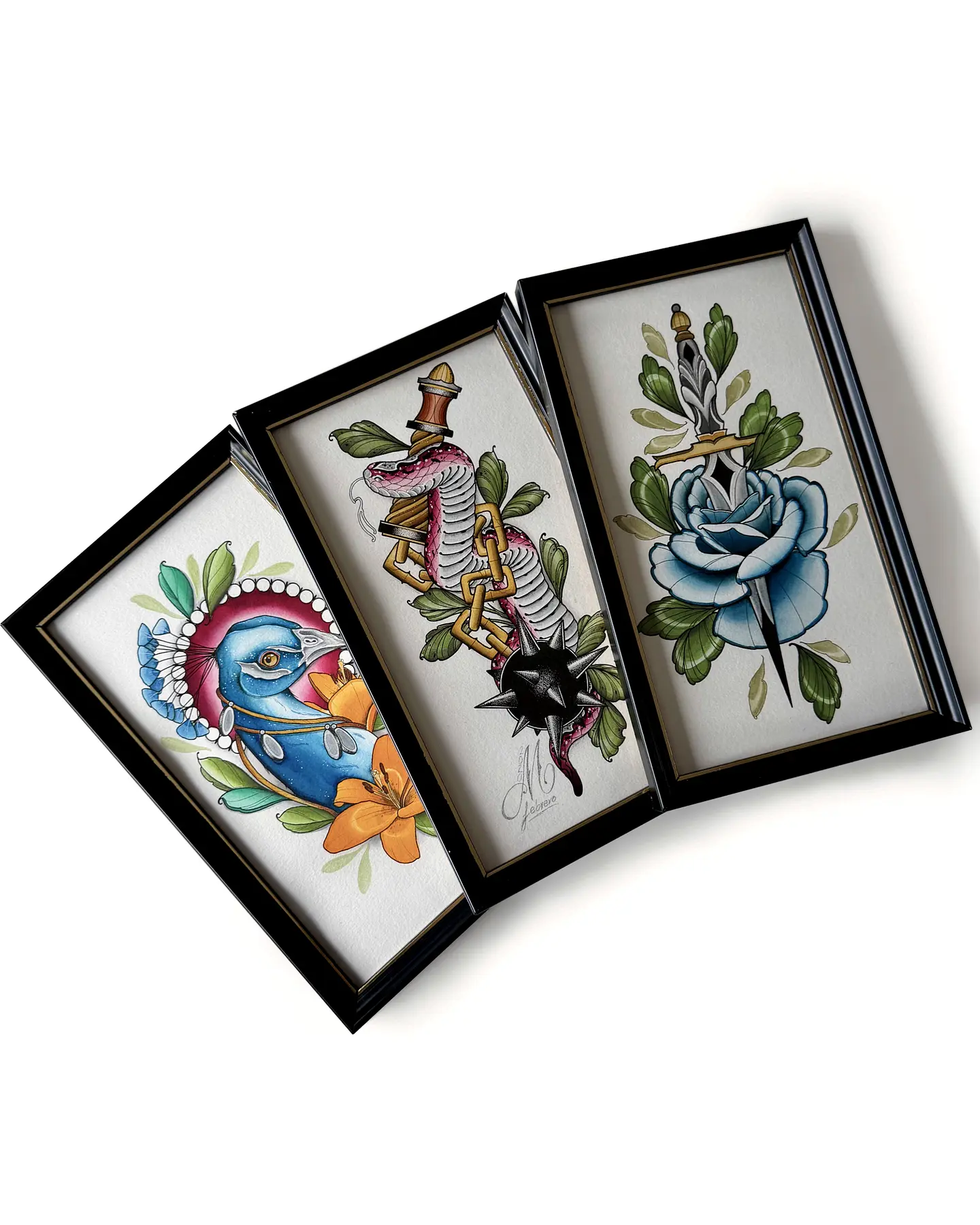 Set de 3 Pinturas Originales 1
