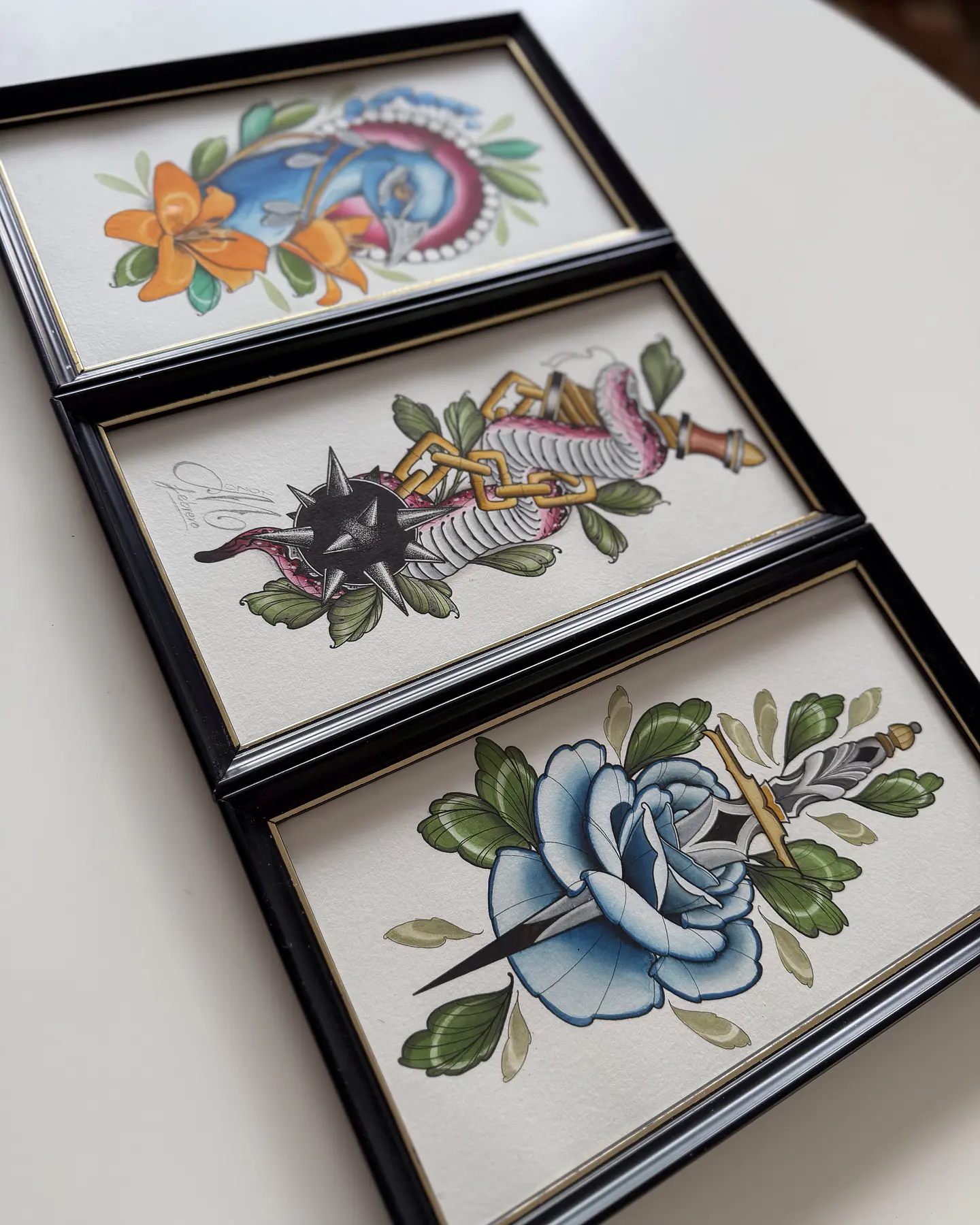 Set de 3 Pinturas Originales 4