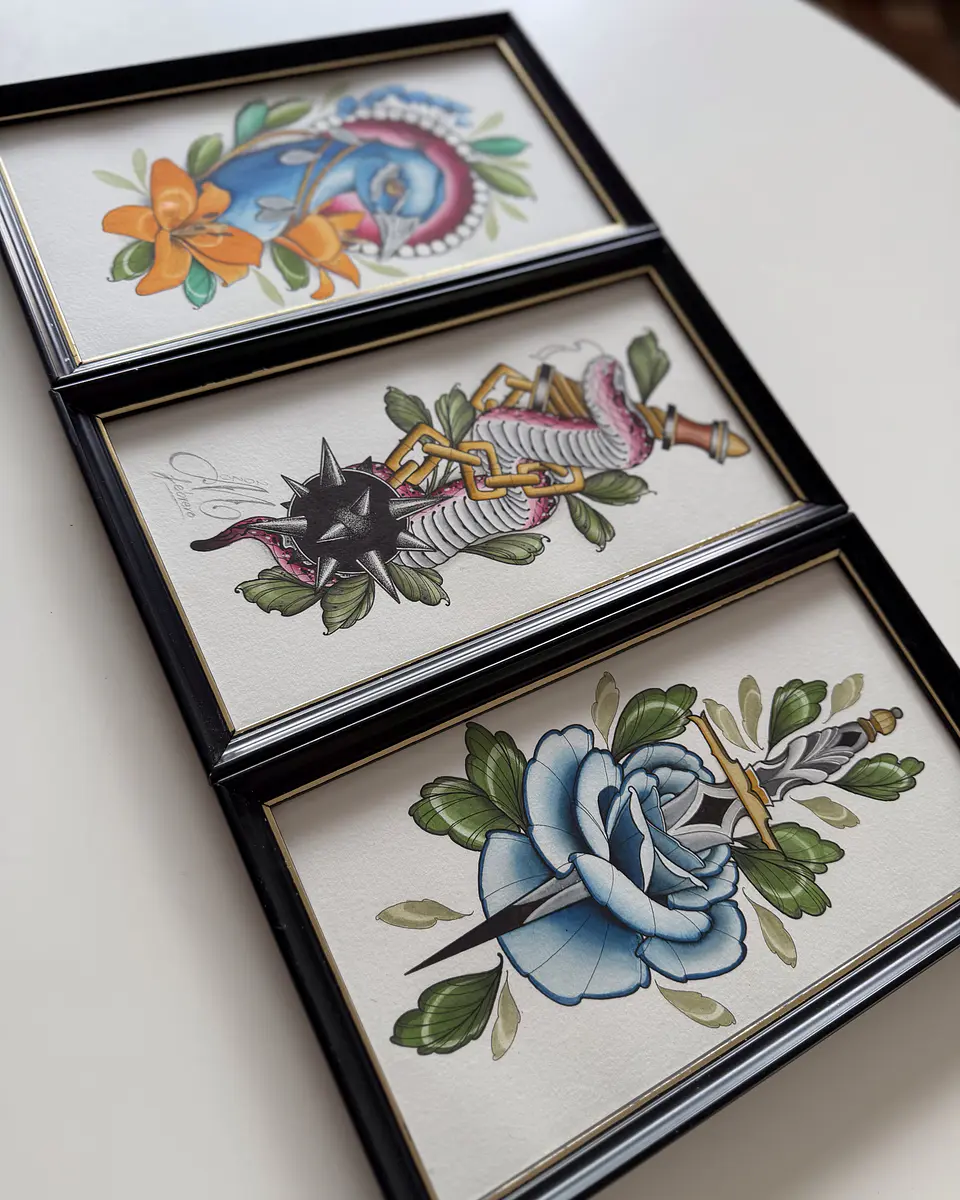 Set de 3 Pinturas Originales 4