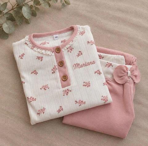 Pijama menina cardado