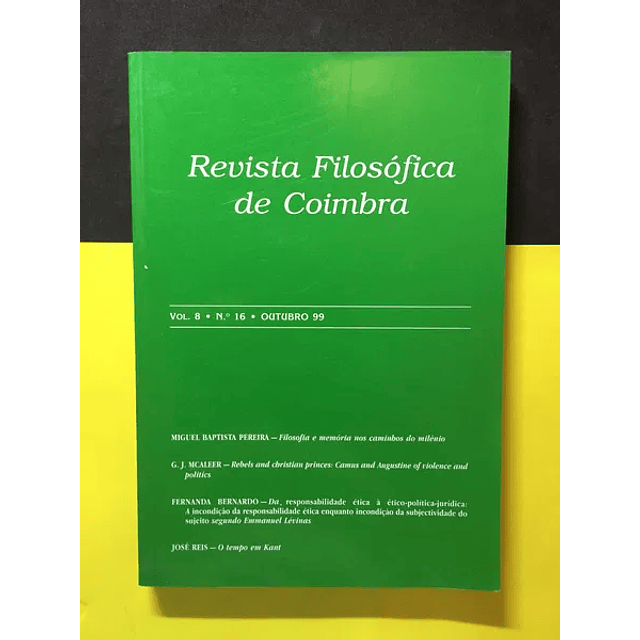 Revista Filosófica de Coimbra. Vol. 8