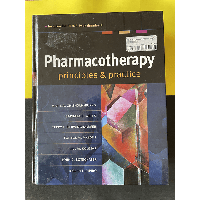 Pharmacotherapy Principles & Practice