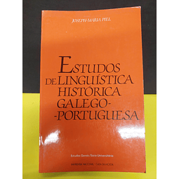 Joseph-Maria Piel - Estudos de Linguística Histórica Galego-Portuguesa