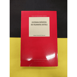 Vasco de Magalhães-Vilhena - Estudos inéditos de Filosofia Antiga