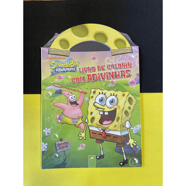 Spongebob Squarepants - Livro de colorir com adivinhas 