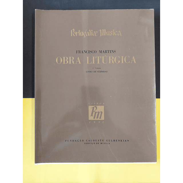 Portugália Musica - Obra Litúrgica 1º volume 