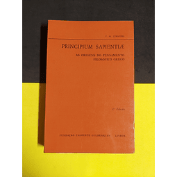 F. M. Cornford - Principium Sapientiae, As origens do pensamento filosófico grego, 2ª edição