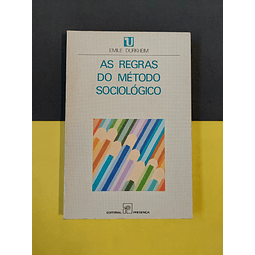 Emile Durkheim - As regras do método sociológico