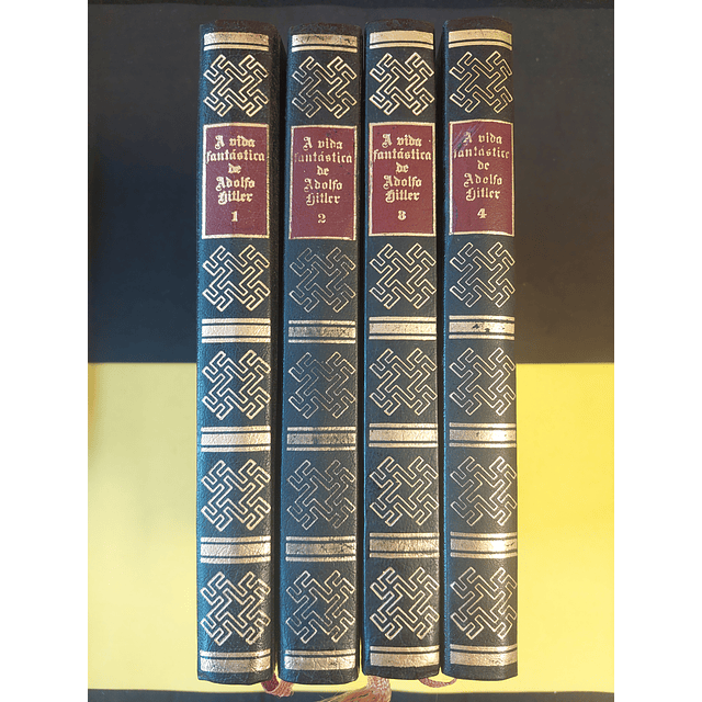 Giulio Ricchezza - A vida fantástica de Adolfo Hitler, 4 volumes
