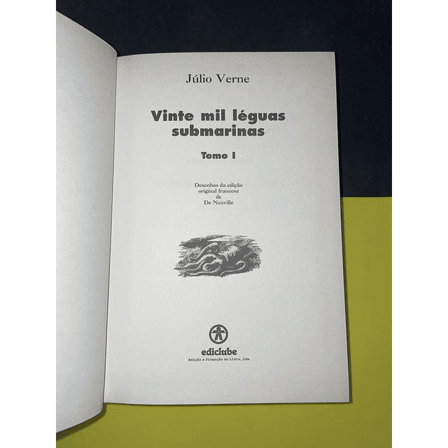 Júlio Verne - Viagens extraordinárias: Vinte mil léguas submarinas, 2 volumes 