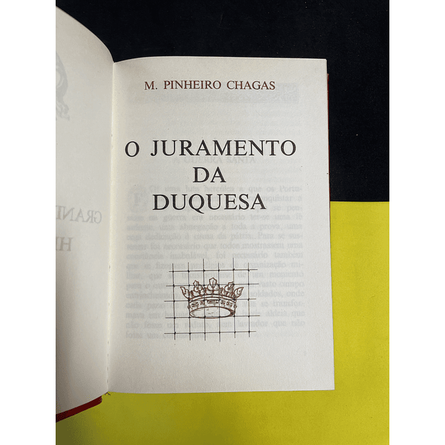 Pinheiro Chagas - Os grandes romances históricos 42: O juramento da duquesa 