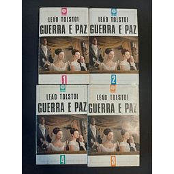 Leão Tolstoi - Guerra e paz, 4 volumes 