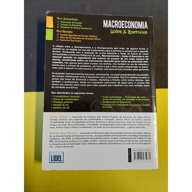 Carlos Nabais - Macroeconomia: Lições e exercícios 