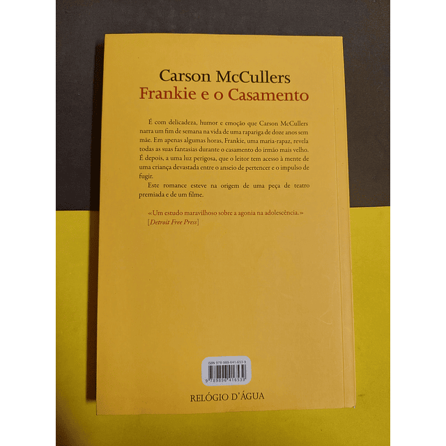 Carson Mccullers - Frankie e o casamento 