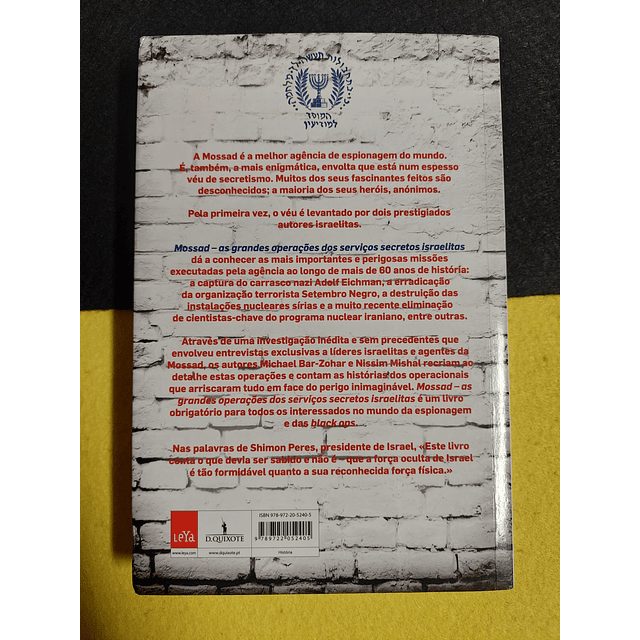 Michael Bar-Zohar, Nissim Mishal - Mossad: As grandes operações dos serviços secretos israelitas