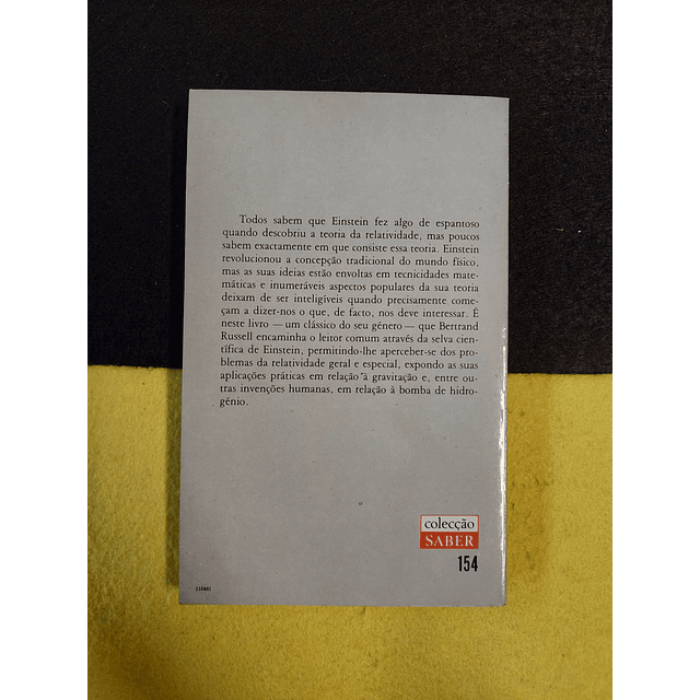 Bertrand Russell - ABC da relatividade, LIVRO DE BOLSO