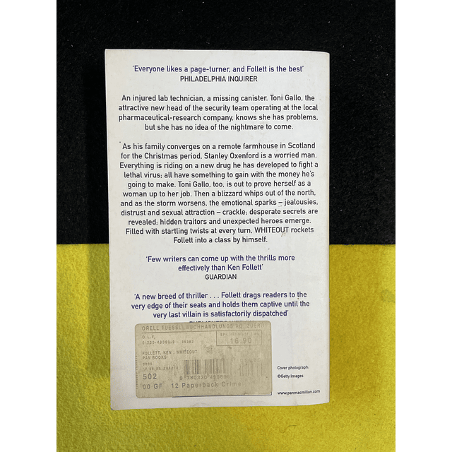 Ken Follett - Whiteout: Human betrayal, medical terror and a race against time