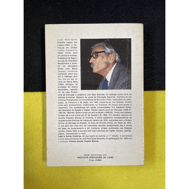 José Rodrigues Miguéis - Léah e outras histórias