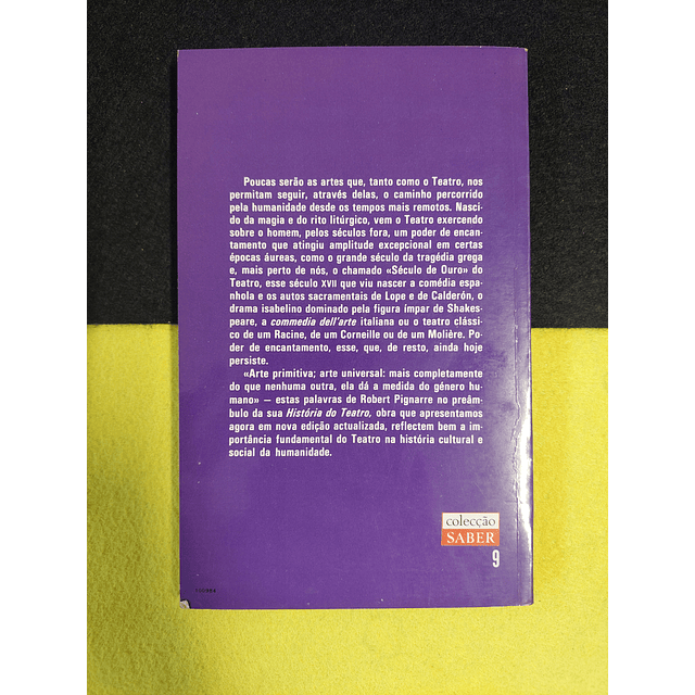 Robert Pignarre - História do teatro. LIVRO DE BOLSO