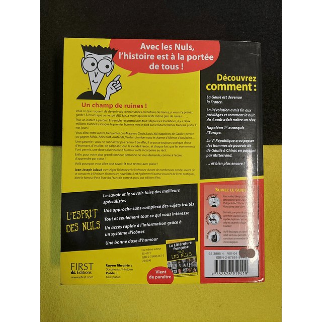 Jean-Joseph Julaud - L' Histoire de France: Pour les nuls