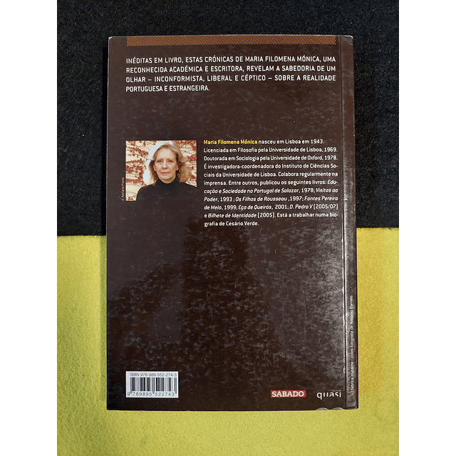 Maria Filomena Mónica - Confissões de uma liberal