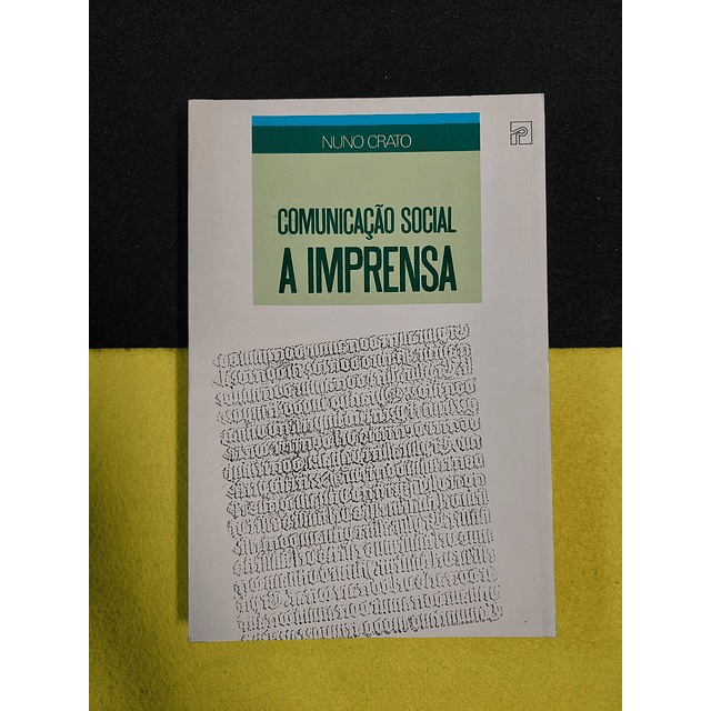 Nuno Crato - Comunicação social a imprensa